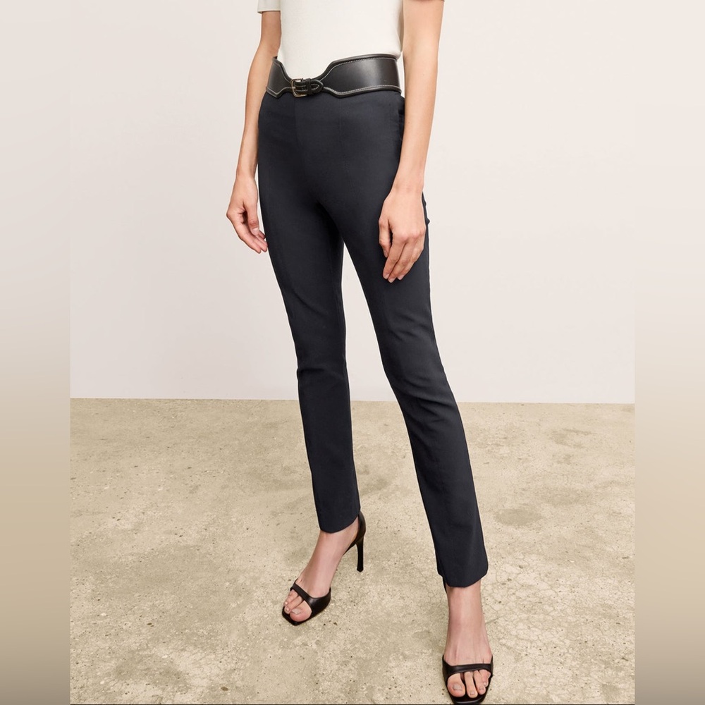 M.M.LAFLEUR -The Foster Cigarette Pant - PowerStretch Black size 4